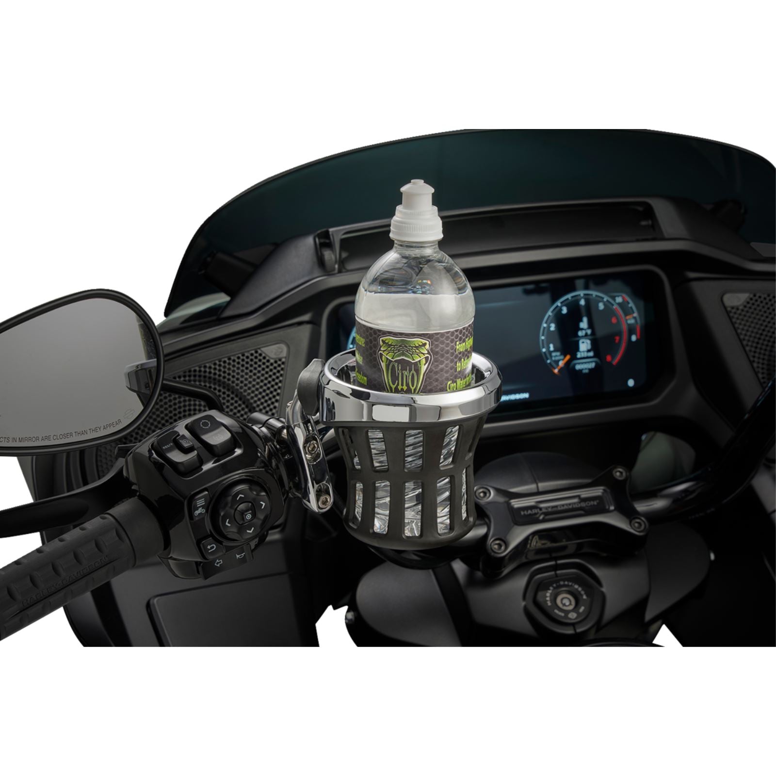 Ciro Drink Holder - Gen 2 - Chrome - Chrome Perch Mount [MPN: 55410]_1494093