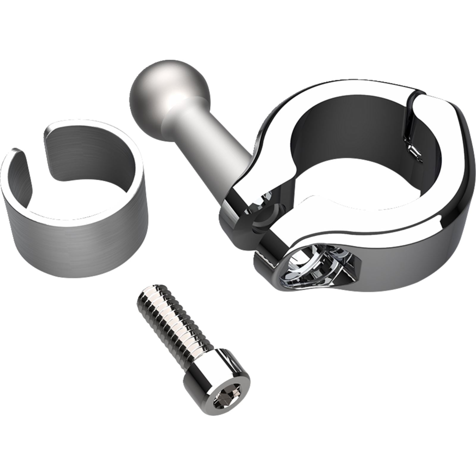 Ciro Drink Holder - Gen 2 - Chrome - Chrome 7/8"/1" Handlebar Mount [MPN: 55412]_1494095