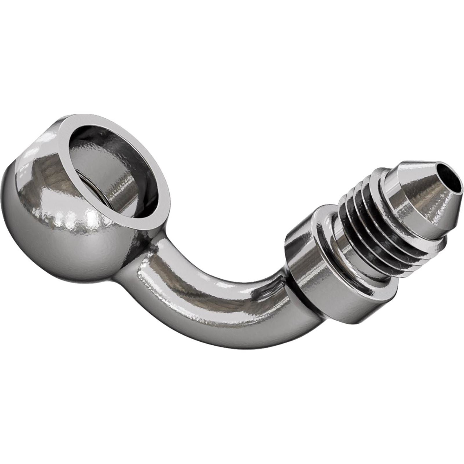 Goodridge Banjo Adaptor - 90° for 7/16" Bolt - Stainless Steel [MPN: P599-03-04C]_1499259