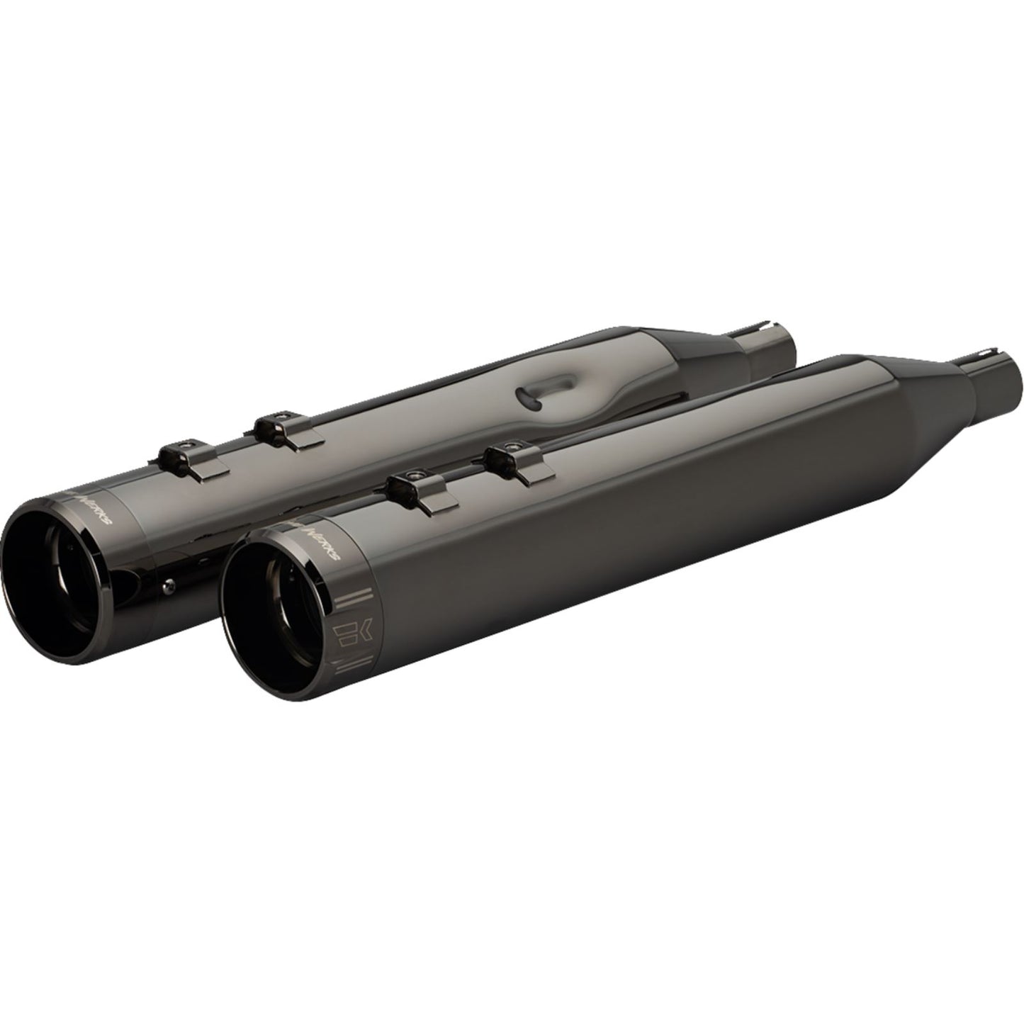 Khrome Werks 4-1/2" HP-Plus® Slip-On Mufflers with Klassic Tip - Eclipse® - M8 [MPN: 201930]_1494126