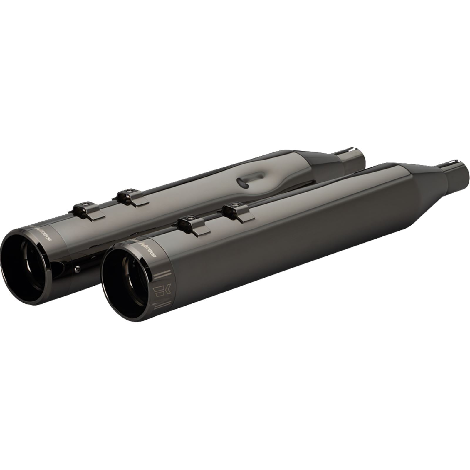 Khrome Werks 4-1/2" HP-Plus® Slip-On Mufflers with Klassic Tip - Eclipse® - M8 [MPN: 201930]_1494126