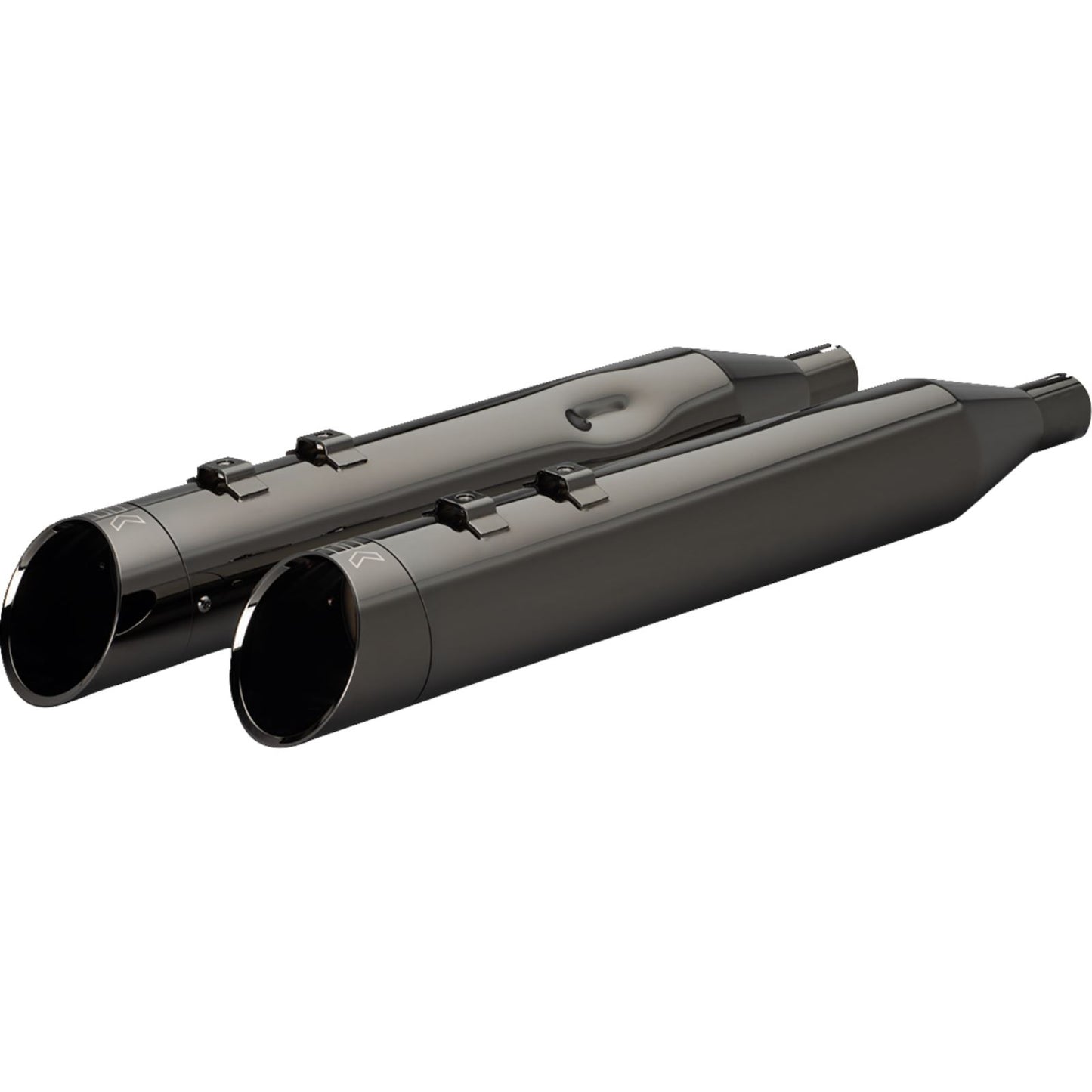 Khrome Werks 4-1/2" HP-Plus® Slip-On Mufflers with Edge Tip - Eclipse® - M8  [MPN: 201935]_1494148