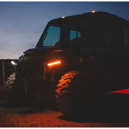 Ravek Turn Signal Kit - Amber - White Running Lights for Polaris Ranger Crew 64-101_1508802