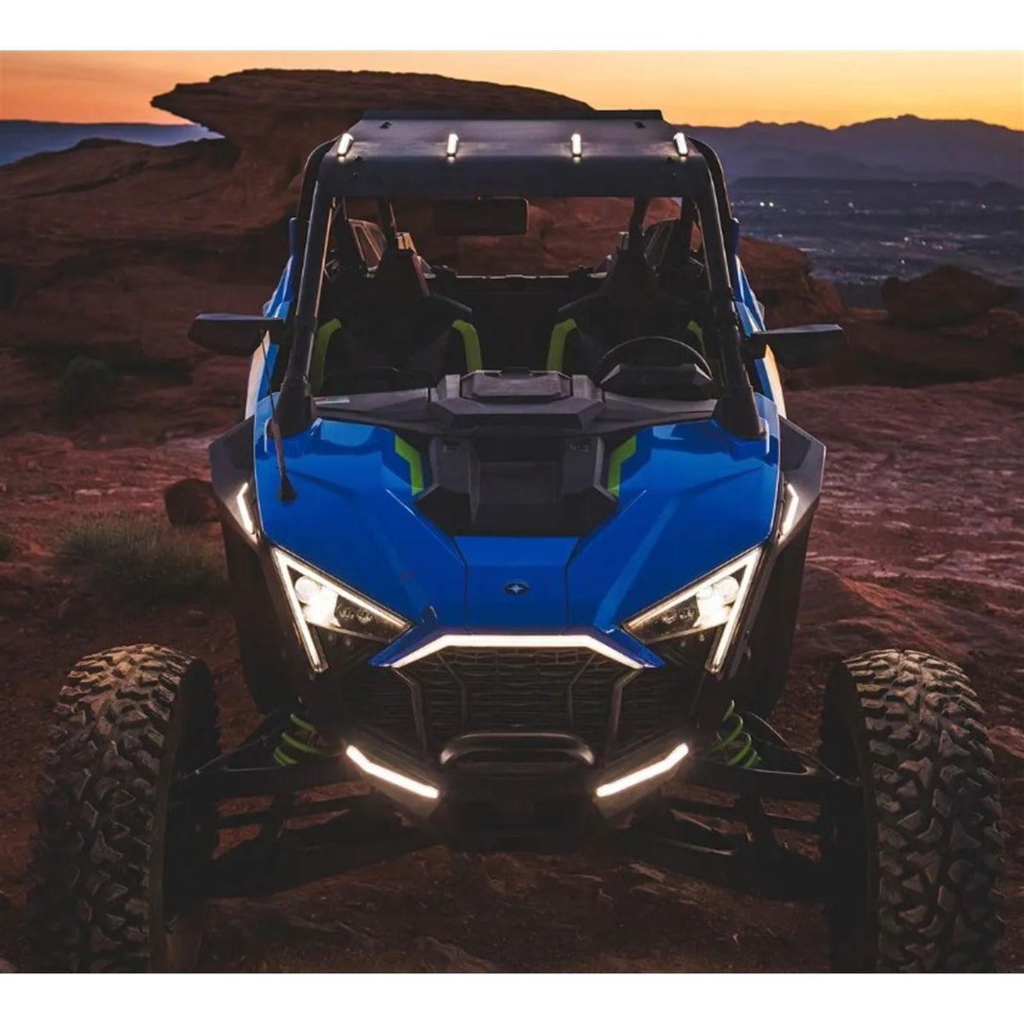 Ravek Apex Lights™ - Running - White for Polaris RZR Turbo R 64-505S_1509250