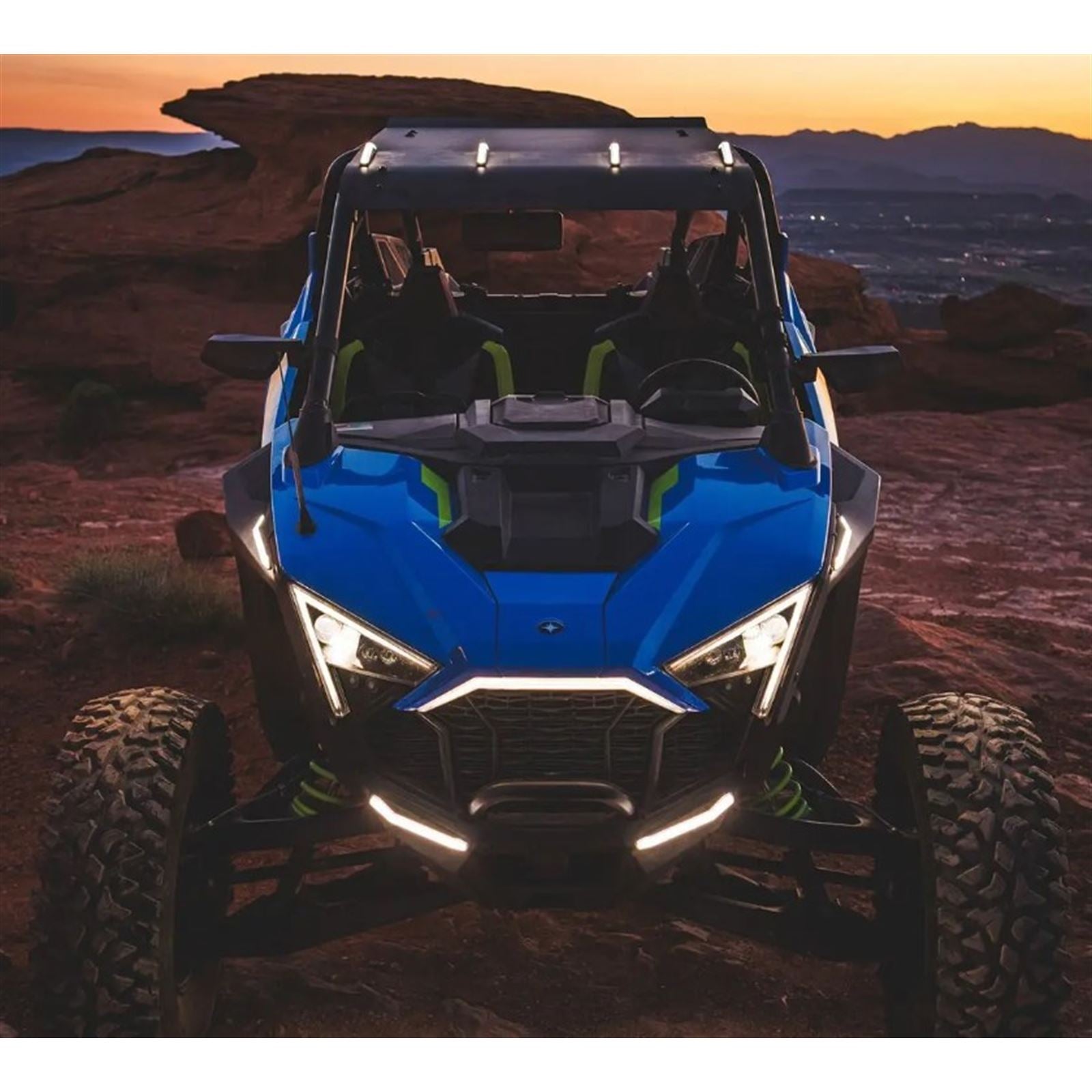 Ravek Apex Lights™ - Running - White for Polaris RZR Turbo R 64-505S_1509250