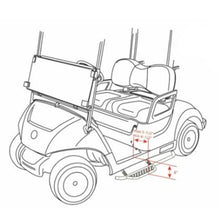Birdie Pro Nerf Bars (Running Boards) for Yamaha G29 Drive - Set of 2 NBYM01_1545503