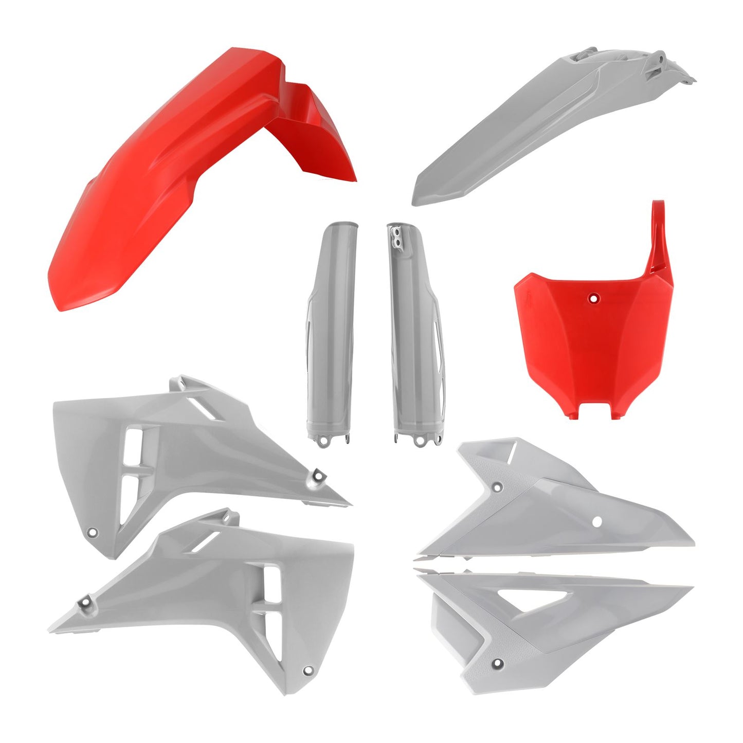 Acerbis Plastic Kit Full - Red/Grey 2985981010_1498212