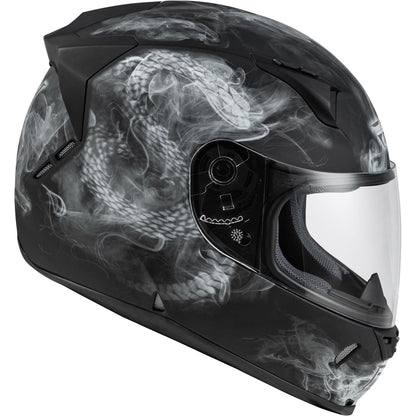 Fly Racing Revolt Coil Helmet - Matte Black/White_1519571