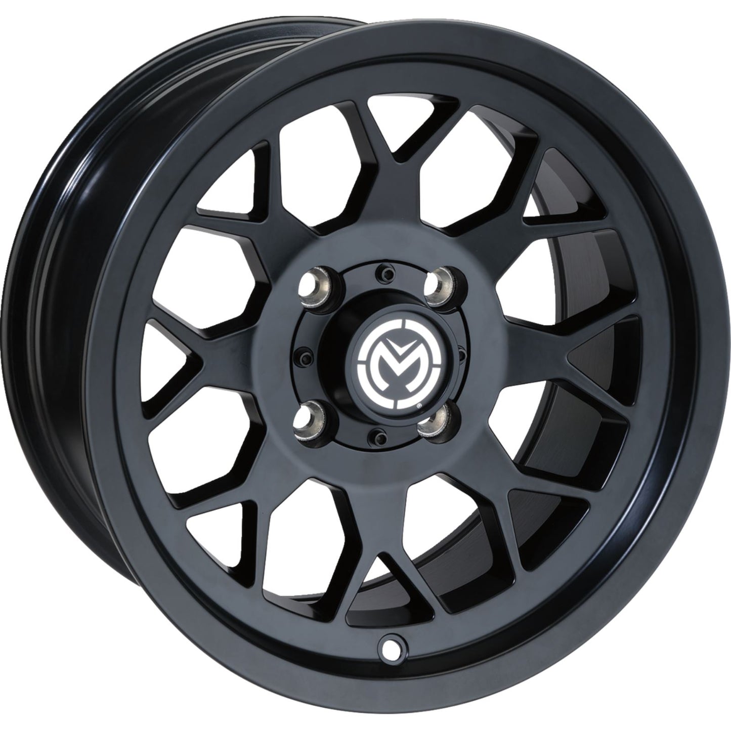 Moose Offroad Wheel - 27X - Front - Black - 12x7 - 4/156 - 4+3 [MPN: 27MO127156MB4]_1497644