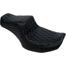 Le Pera Tailwhip Seat - Blue Double Diamond Stitch - FLH/FLT -'23-'24 LV-587DD-BE01_1687907