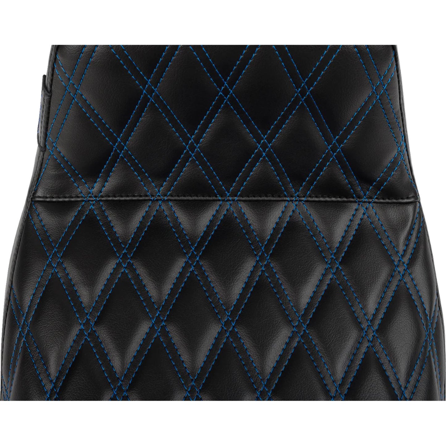 Le Pera Tailwhip Seat - Blue Double Diamond Stitch - FLH/FLT -'23-'24 LV-587DD-BE01_1687909