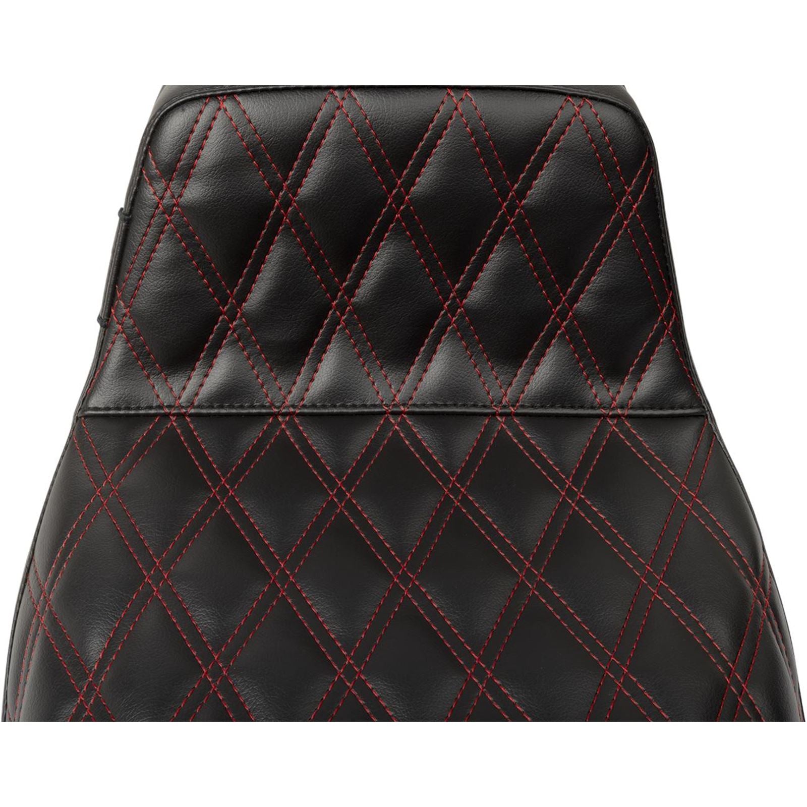 Le Pera Tailwhip Seat - Red Double Diamond Stitch - FLH/FLT '23-'24 [MPN: LV-587DD-R01]_1882960