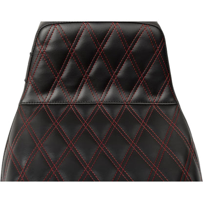 Le Pera Tailwhip Seat - Red Double Diamond Stitch - FLH/FLT '23-'24 [MPN: LV-587DD-R01]_1882960