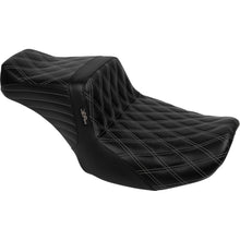Le Pera Tailwhip Seat - Bright Gray Double Diamond Stitch - FLHFLT '23-'24 LV-587DD-GY01_1687910