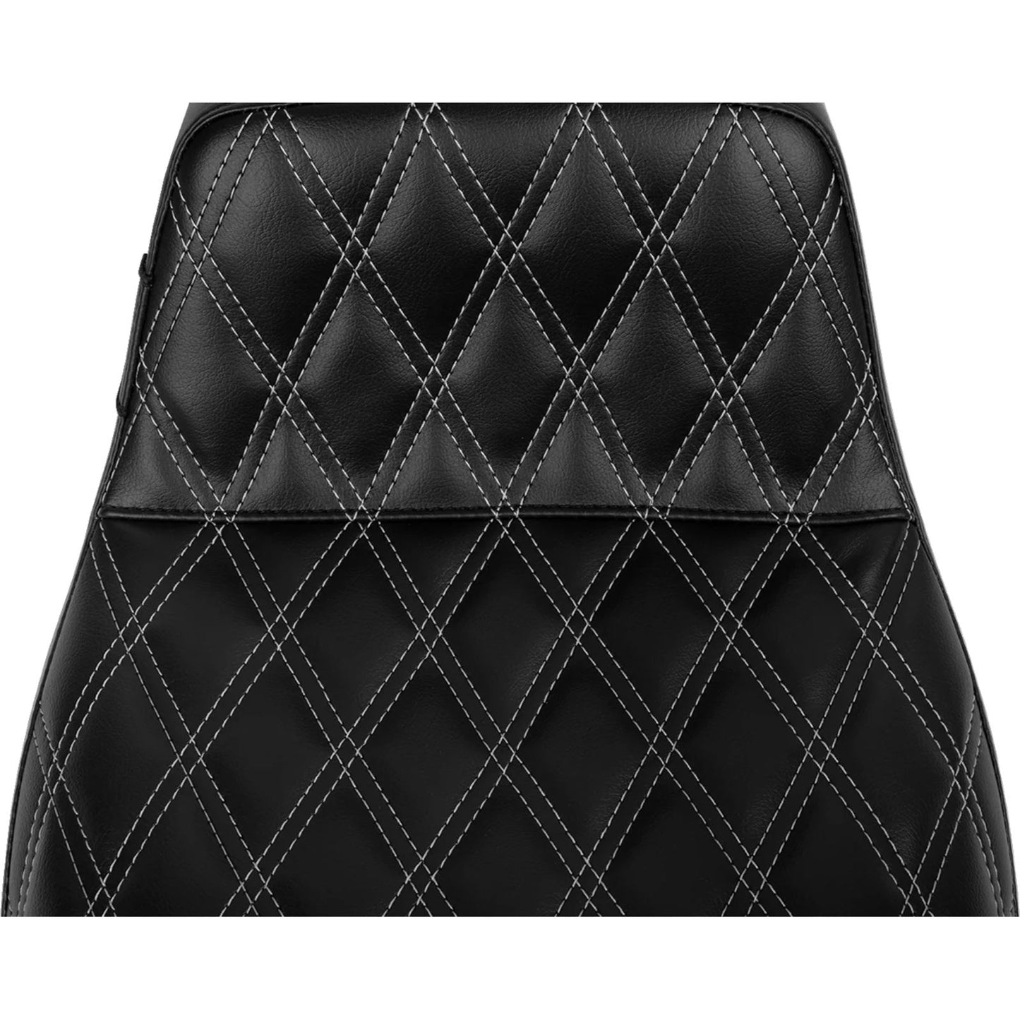 Le Pera Tailwhip Seat - Bright Gray Double Diamond Stitch - FLHFLT '23-'24 LV-587DD-GY01_1687912