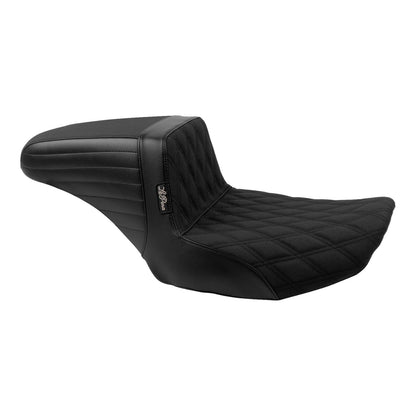 Le Pera Kickflip Seat - Double Diamond Stitch w/ Gripp Tape - FLH/FLT '23-'24 LV-597DDGP_1694639