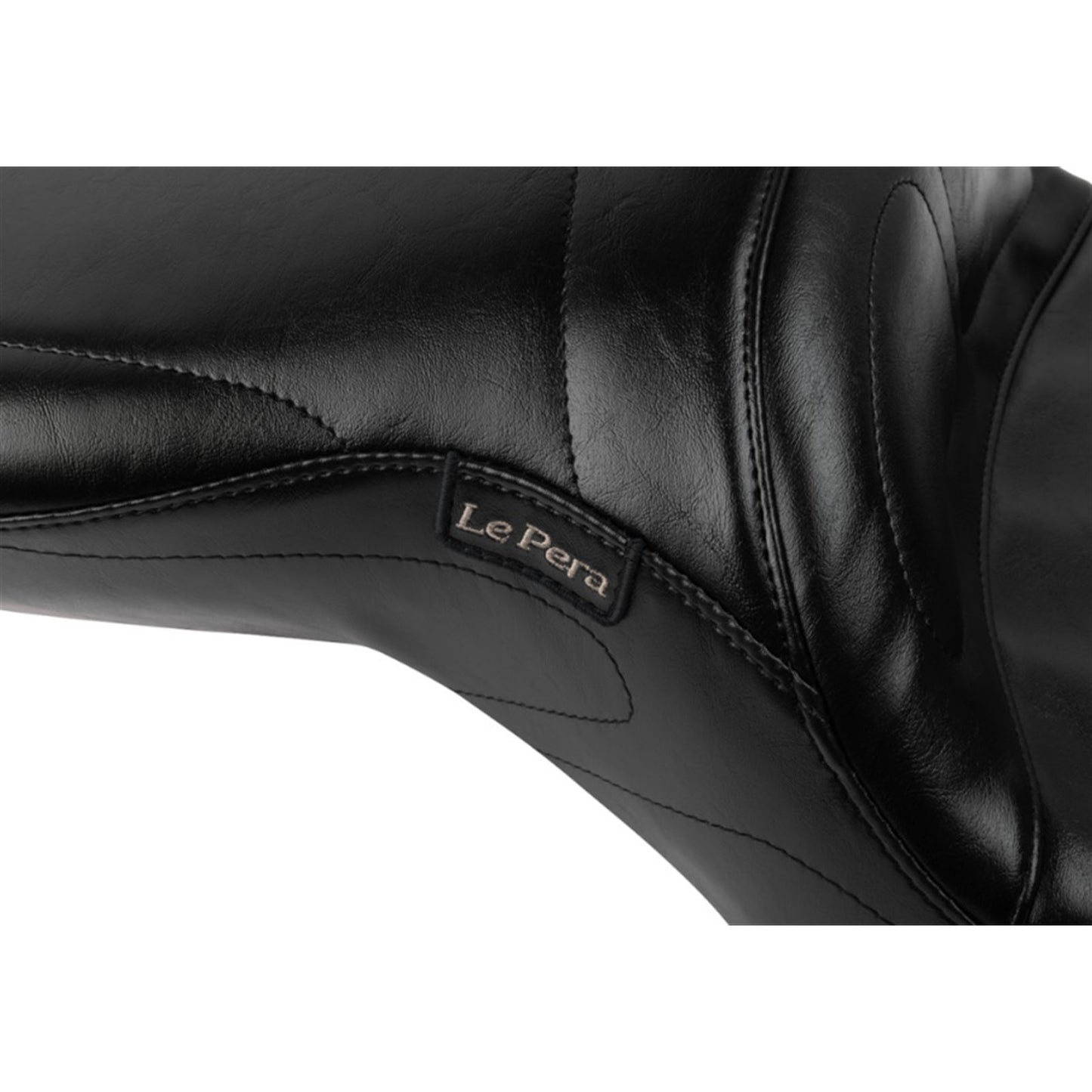Le Pera Maverick Seat with Backrest - Black for H-D FLH/FLT '23-'24 [MPN: LV-957BR]_1694647