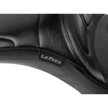Le Pera Maverick Daddy Long Legs Seat with Backrest for FLH/FLT '23-'24 LV-957DLBR_1694656