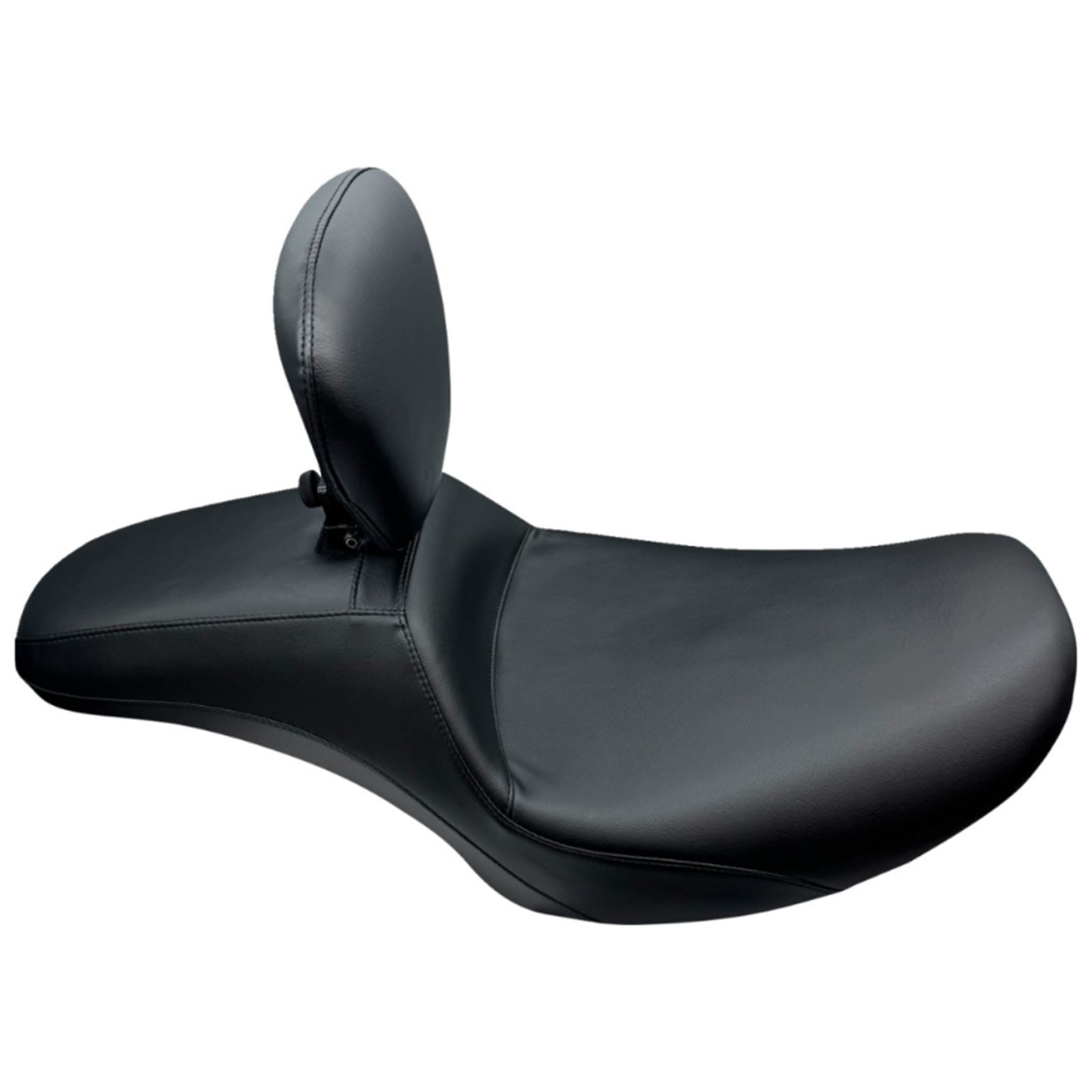 Le Pera Outcast Daddy Long Legs Seat - w/ Backrest - Smooth - FLH/FLT '23-'24 LV-987DLBR_1694691