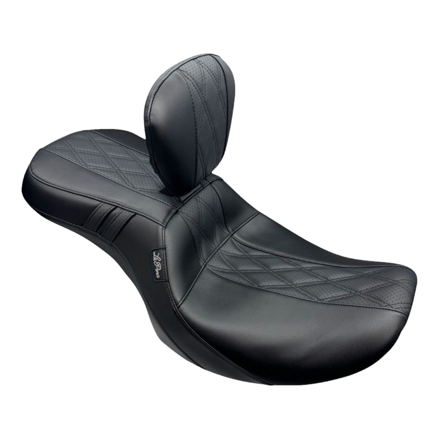 Le Pera Outcast Seat - With Backrest - GT2 Inlay - FLH/FLT '23-'24 LV-997BRGT2_1694708
