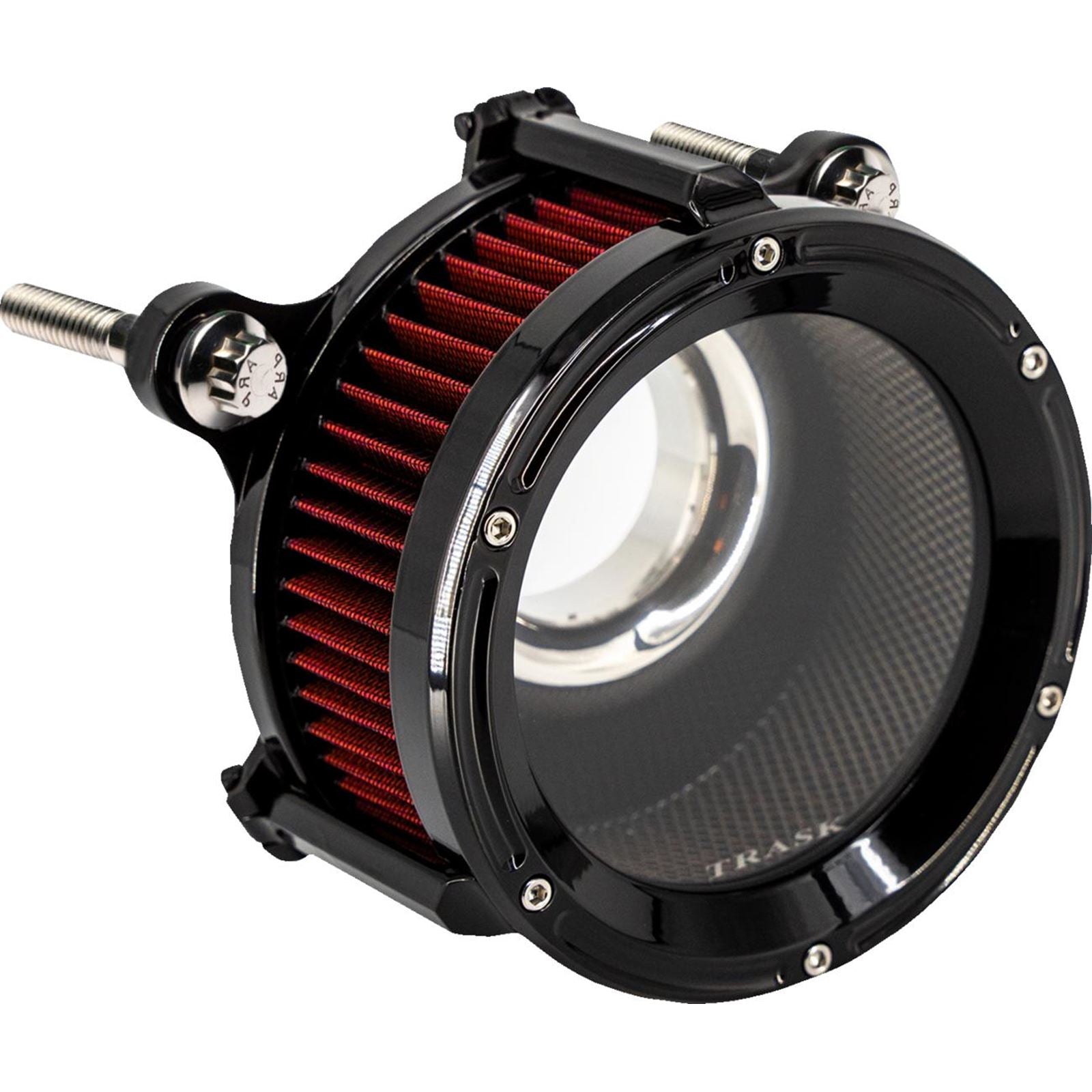 Trask Performance Assault Charge High-Flow Air Cleaner Kit - Gloss Black [MPN: TM-1024GBK]_1498371