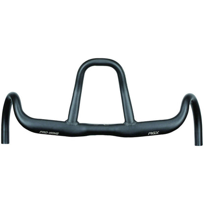 Full Speed Ahead Pro-Wing AGX Drop Handlebar - Aluminum, 31.8mm, 44cm, Black [MPN: 185-0028014870]_1924091