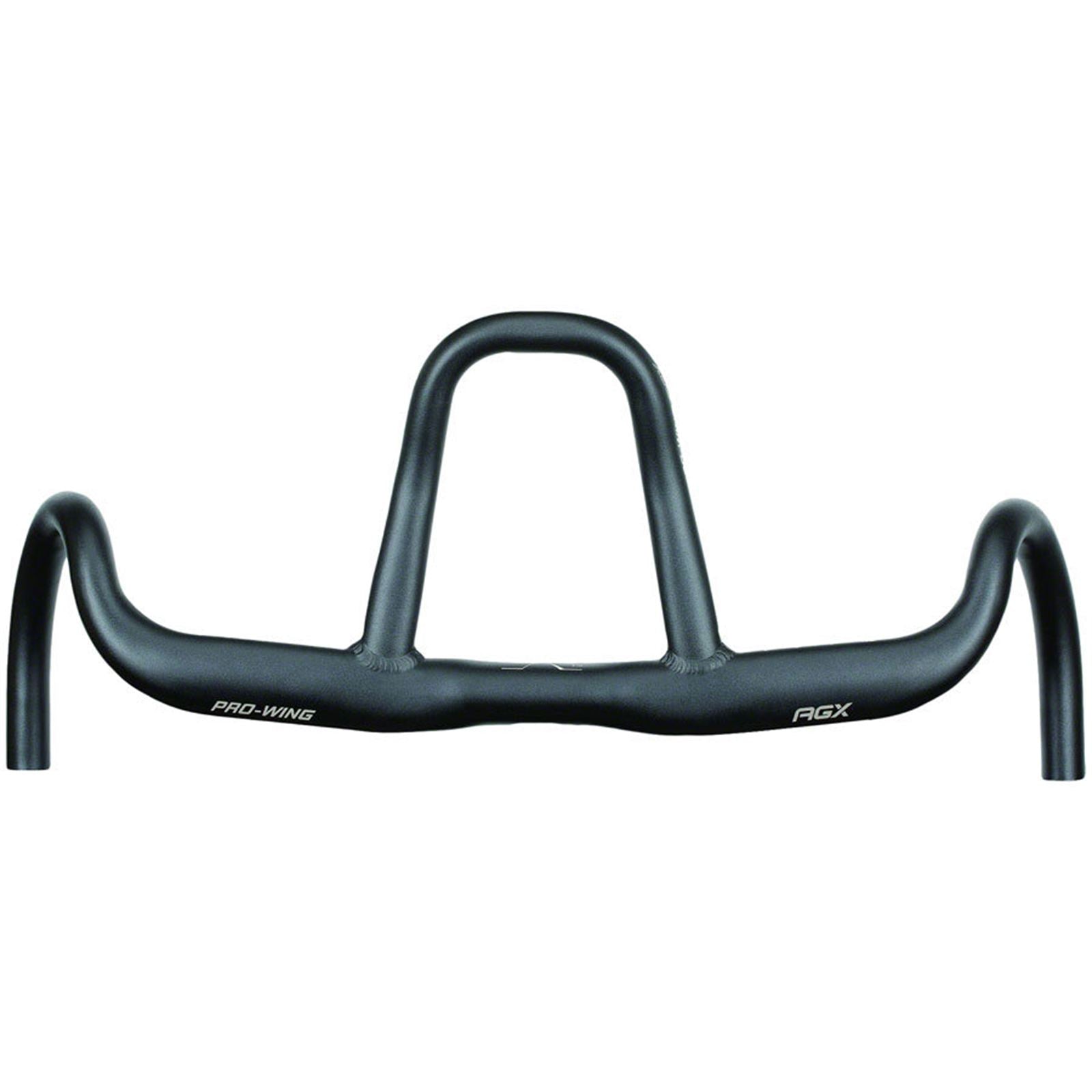 Full Speed Ahead Pro-Wing AGX Drop Handlebar - Aluminum, 31.8mm, 42cm, Black [MPN: 185-0028013870]_1924097
