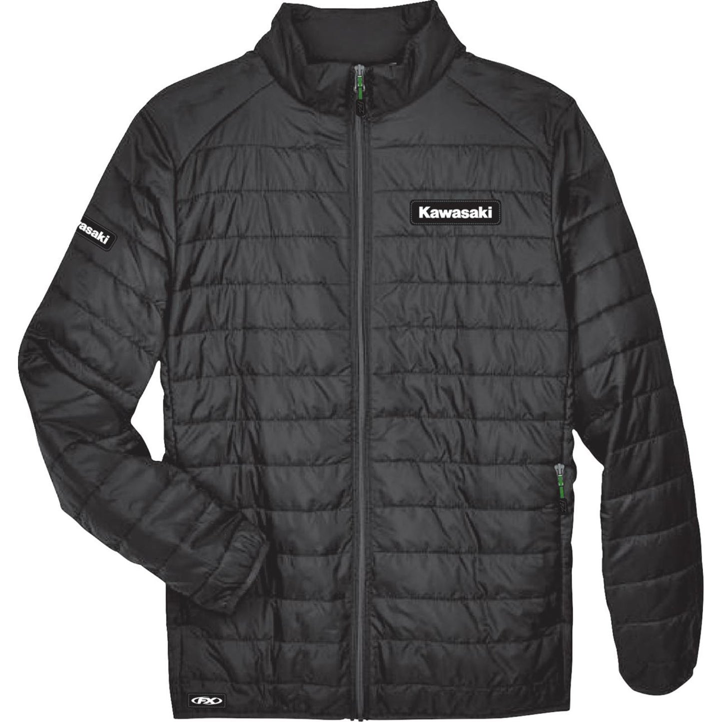 Factory Effex Kawasaki Puffer Jacket - Black_1519650