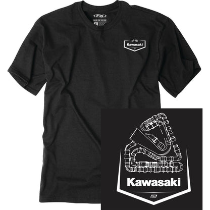 Factory Effex Kawasaki Track T-Shirt - Black_1519695
