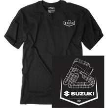 Factory Effex Suzuki Track T-Shirt - Black_1519706