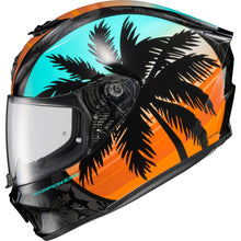ScorpionEXO EXO-R330 Full-Face Helmet Tubbs - Light Blue/Orange_1512416