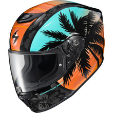 ScorpionEXO EXO-R330 Full-Face Helmet Tubbs - Light Blue/Orange_1512417