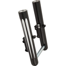 Arlen Ness Fork Legs - Black - Deep Cut - Dual Disc 40-530_1519771