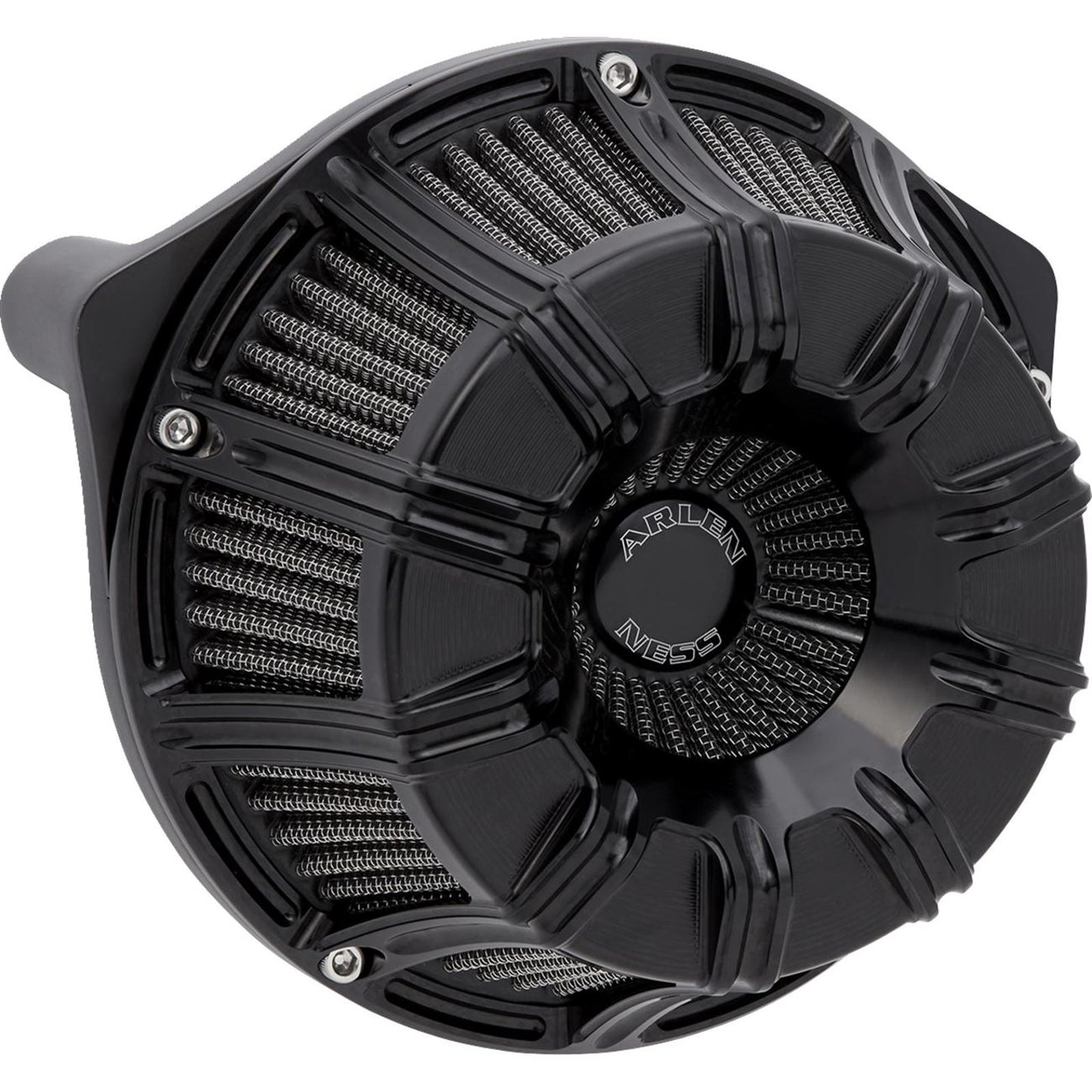 Arlen Ness Inverted Series Air Cleaner Kit - 10-Gauge - All Black 600-220_1512613