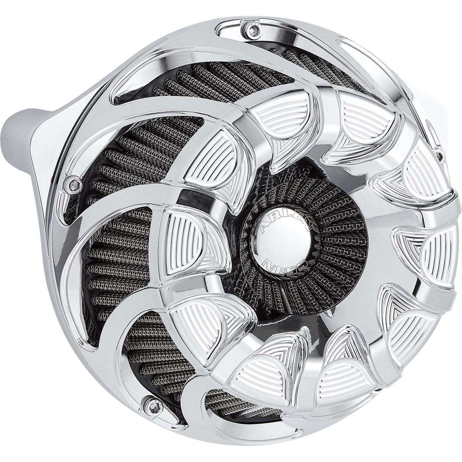 Arlen Ness Inverted Series Air Cleaner Kit - Drift - Chrome 600-230_1512663