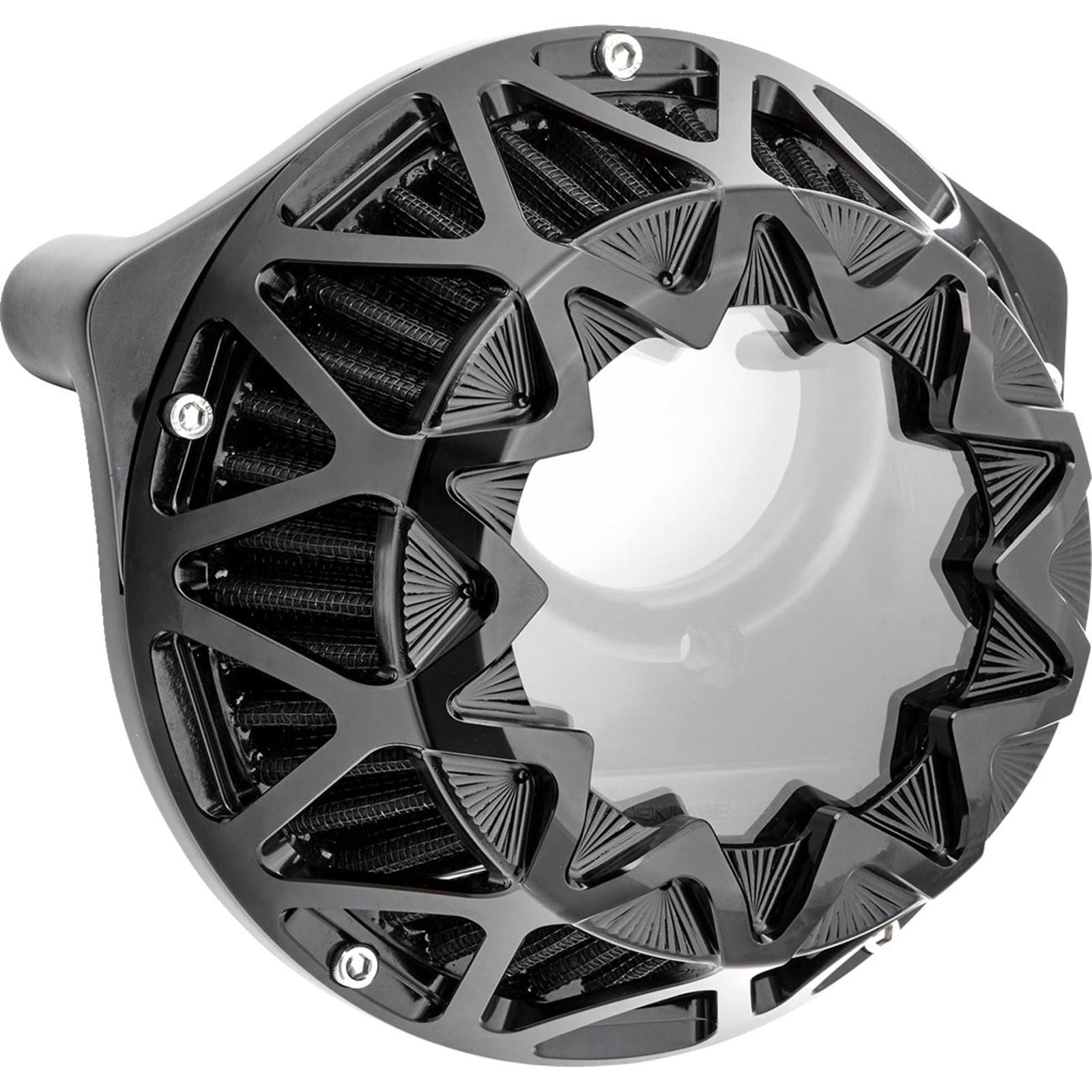 Arlen Ness Crossfire Air Cleaner - All Black for Harley-Davidson 600-233_1512660