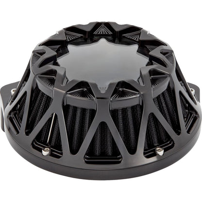 Arlen Ness Crossfire Air Cleaner - All Black for Harley-Davidson 600-233_1512659