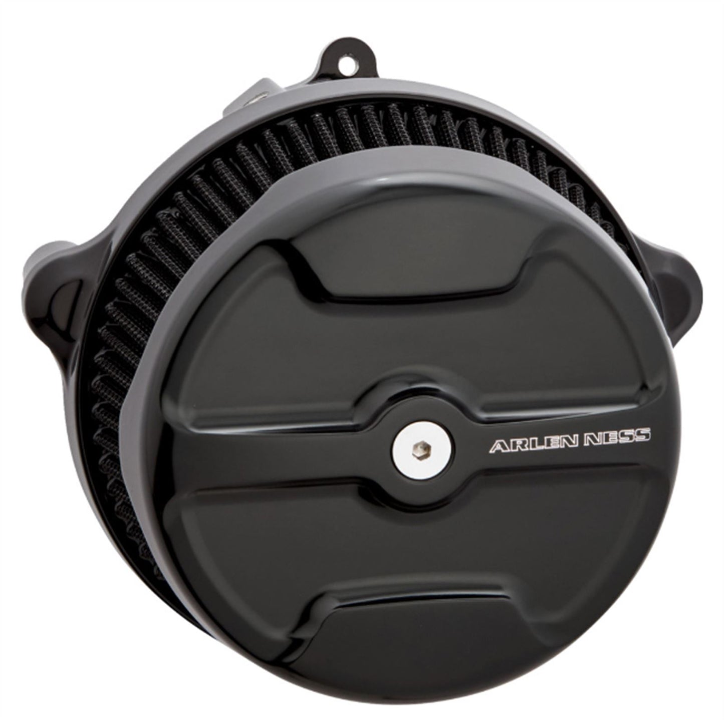 Arlen Ness Big Sucker Stage 1 Air Cleaner Kit with Cover - Knuckle - Black 600-309_1547972