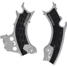 Acerbis X-Grip Frame Guards - Black/Silver for CRF450R [MPN: 2986181015]_1544698