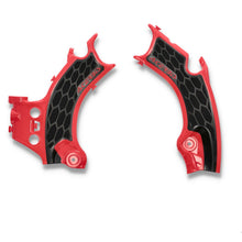Acerbis X-Grip Frame Guards - Black/Red for CRF450R [MPN: 2986181018]_1544701