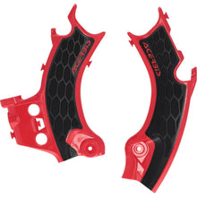 Acerbis X-Grip Frame Guards - Black/Red for CRF450R [MPN: 2986181018]_1544700