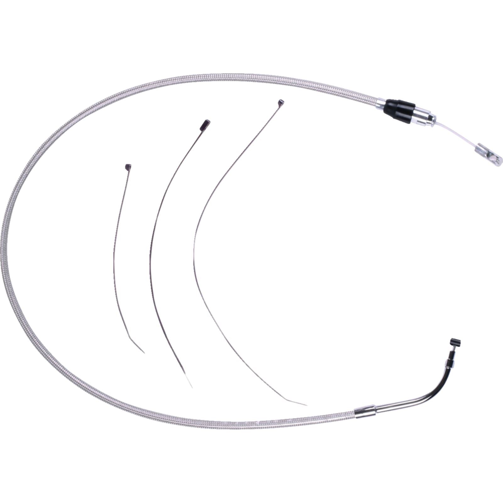 Magnum Polished Stainless Quick Connect Upper Clutch Cable [MPN: 5239HE]_1500599