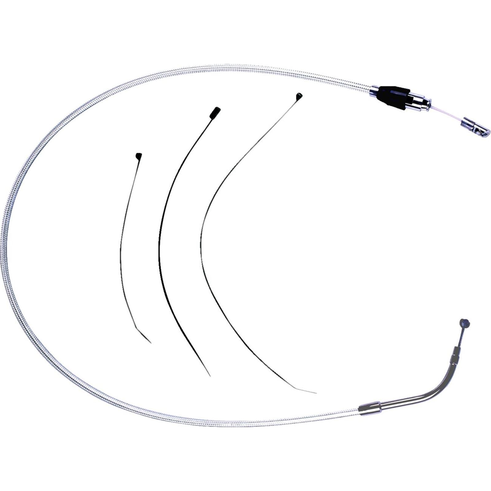 Magnum Sterling Chromite II® Quick Connect Upper Clutch Cable for Harley [MPN: 32394HE]_1501437