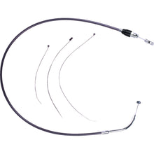 Drag Specialties Quick Connect Clutch Cable - Upper - Black/Chrome 0652-3175_1500605