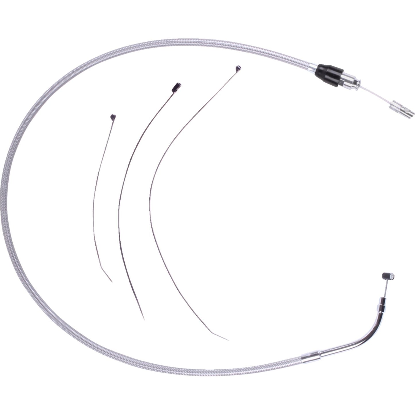 Drag Specialties Quick Connect Clutch Cable - Upper - Stainless Steel 0652-3176_1500606