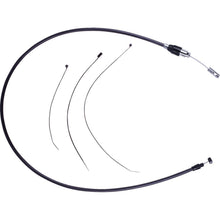 Drag Specialties Quick Connect Clutch Cable - Upper - Black/Chrome 0652-3204_1512693
