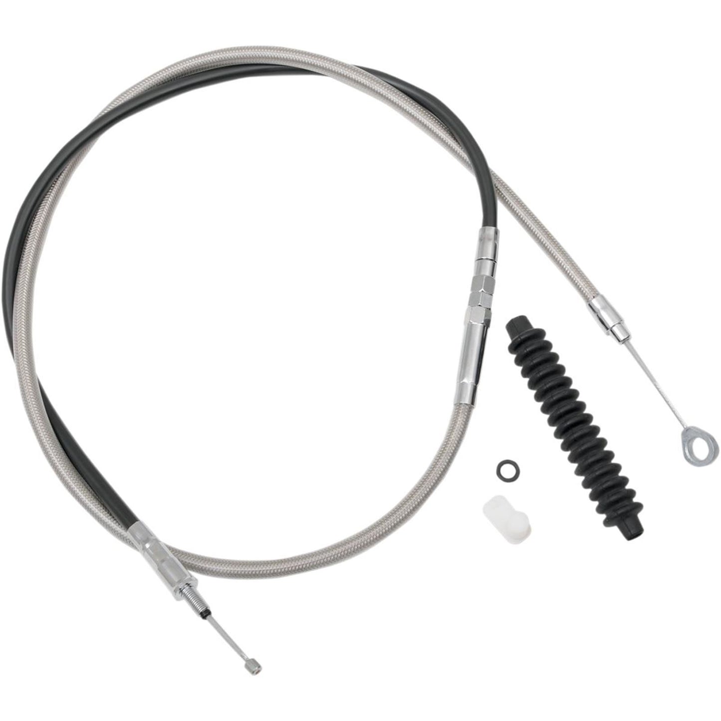 Drag Specialties High-Efficiency Braided Stainless Steel Clutch Cable 0652-3218_1519803