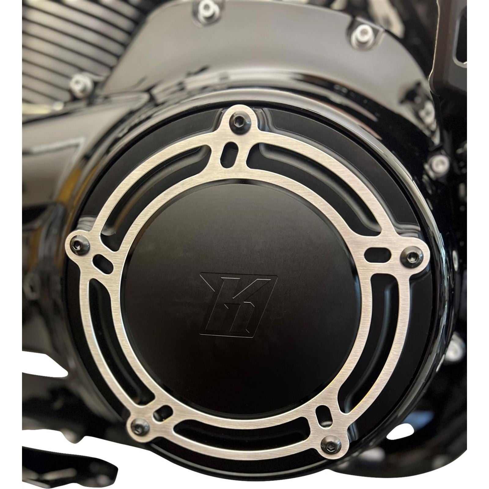 Kodlin USA NXL Derby Cover - Black for M8 Touring [MPN: K25409]_1512724