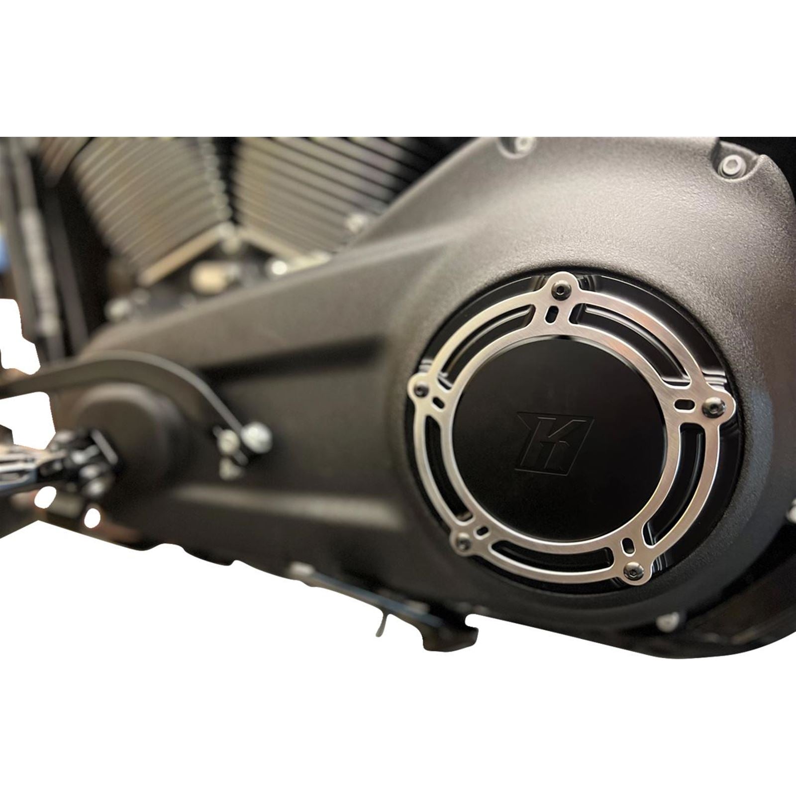 Kodlin USA NXL Derby Cover - Black for M8 Softail [MPN: K25410]_1512708