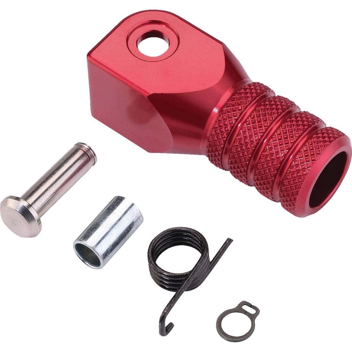 Moose Offroad Knurled Shift Lever Tip - 0 mm - Red 81-0000-02-10_1524870